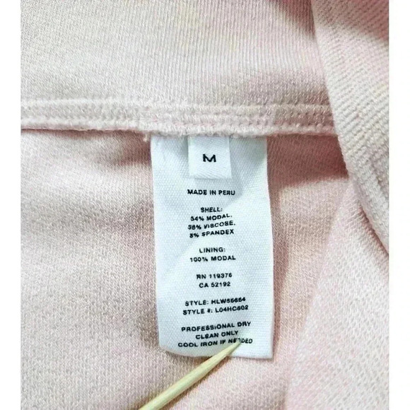 Helmut Lang Pink Bodycon Dress Back Shoulder Cut Outs Stretch Knit Sz Medium - Picture 9 of 9